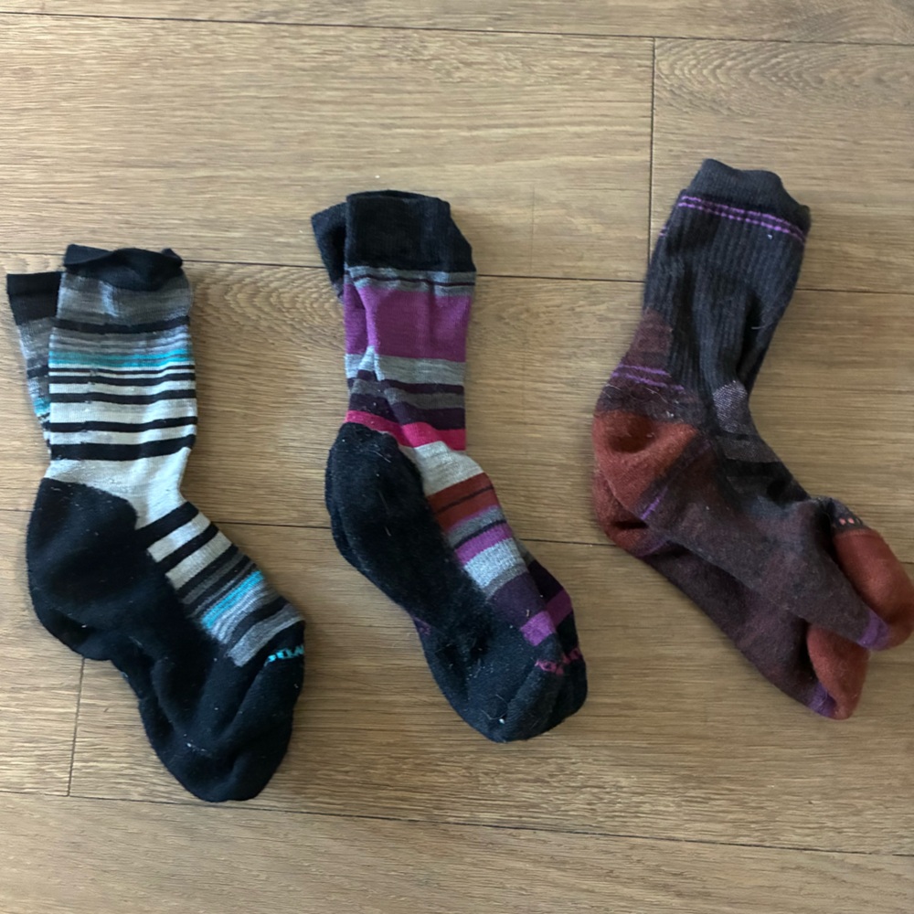 3 Pairs of Smartwool Socks (W 7.5-9)
